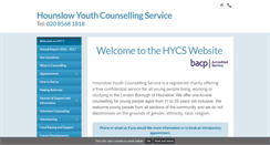Desktop Screenshot of hycscounselling.co.uk