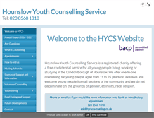 Tablet Screenshot of hycscounselling.co.uk